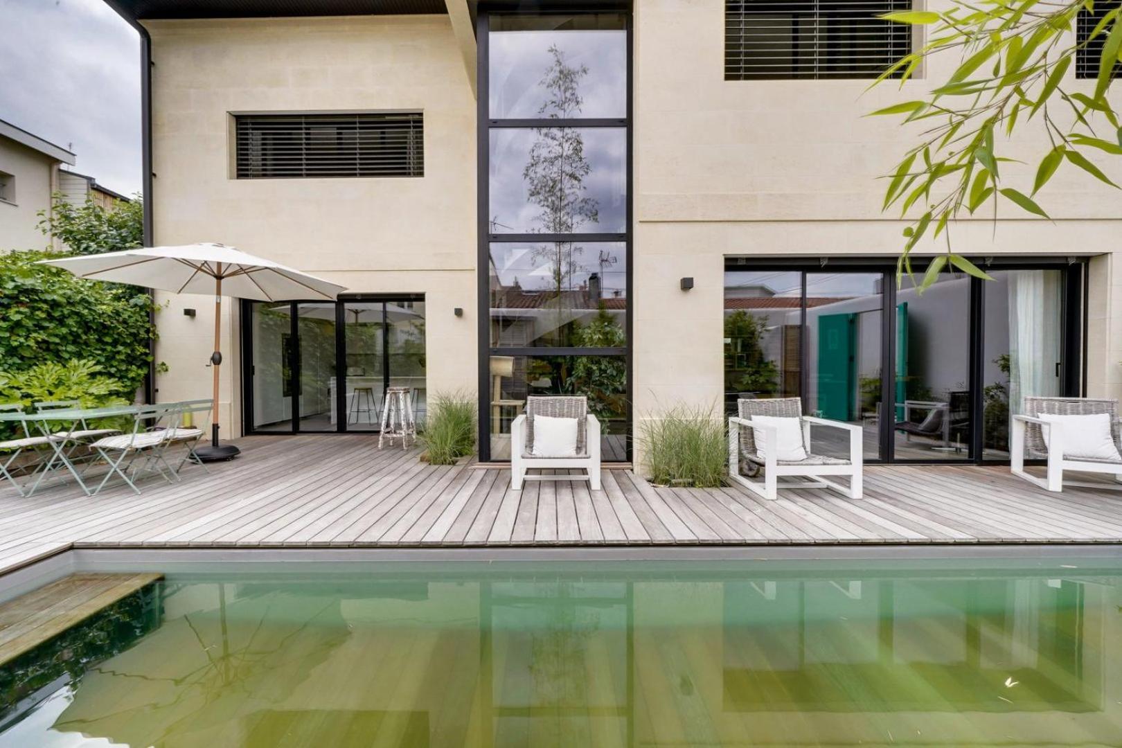 Spacious Bordeaux Family Home With Swimming Pool Bordéus Exterior foto